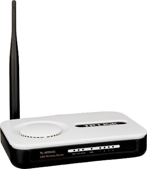 Беспроводной маршрутизатор Wi-Fi TP-LINK TL-WR340G 54M со встроенными 4-портовым коммутатором и Точкой доступа Wi-Fi со скоростью 54Mbps  